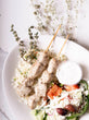 Chicken Skewers + Rice + Greek Salad + Tzatziki Meal